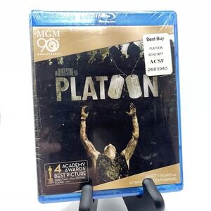 Platoon (Blu-ray, 1986)‎ NEW Factory Sealed MGM 90th Anniversary Edition